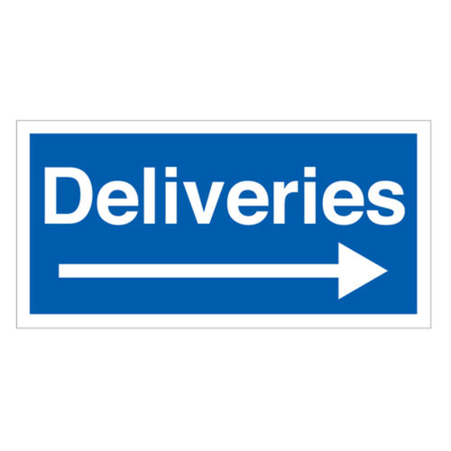 Deliveries Sign (68064V)
